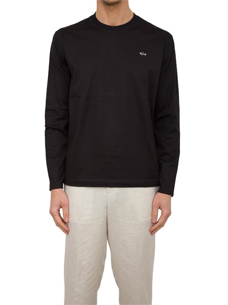 t shirt uomo paulandshark nero c0p1093