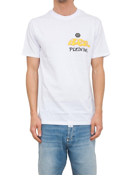 t shirt uomo philipp plein bianco mtk7032pjy002n