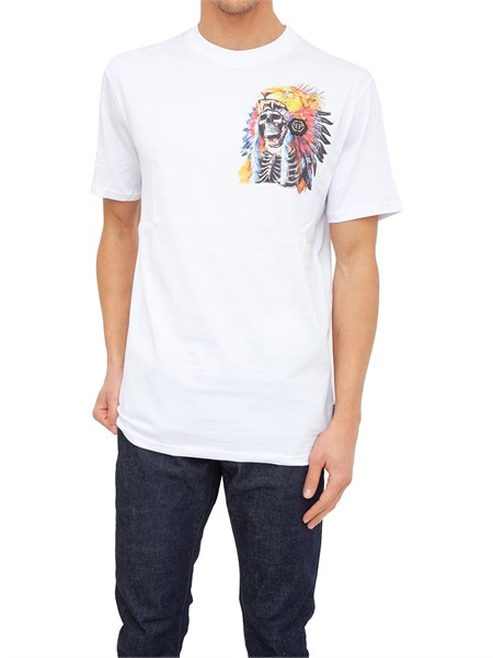 t shirt uomo philipp plein bianco utk0099pte003n