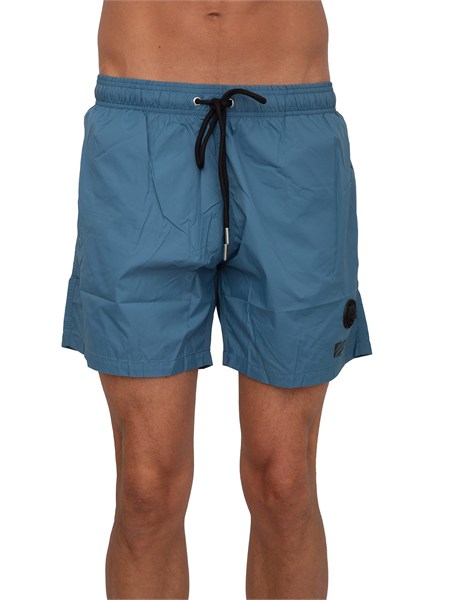 t shirt uomo plein sport swim in cotone blu ps26mts03