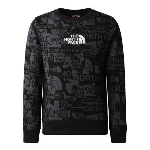 THE NORTH FACE THE NORTH FACE Nf0A82EH Iw41 Felpa Giro Nero Bambino in Felpe