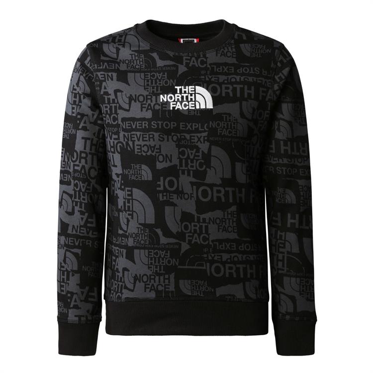 THE NORTH FACE THE NORTH FACE Nf0A82EH Iw41 Felpa Giro Nero Bambino