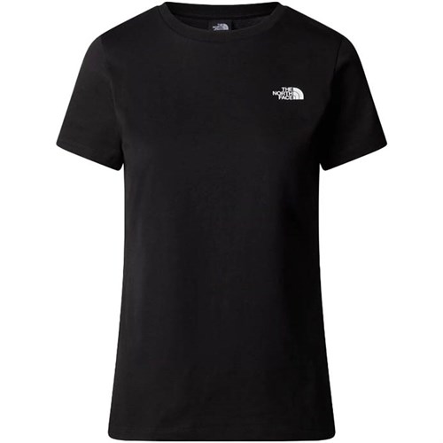 THE NORTH FACE THE NORTH FACE Nf0A87NH Jk31 T-Shirt Mc Nero Donna in T-shirt