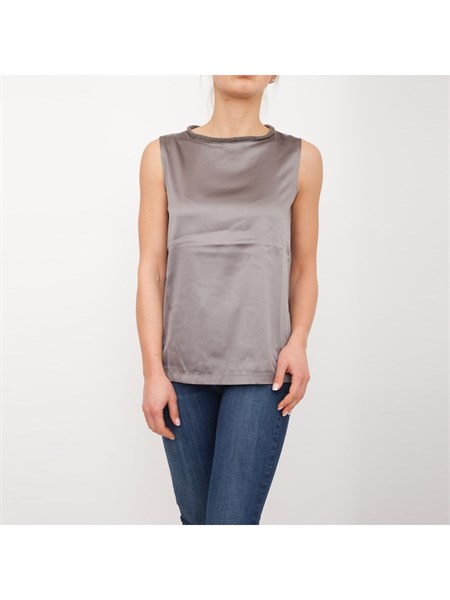 top donna fabiana filippi grigio tpd220b833