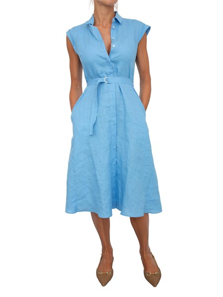 vestito donna emme marella azzurro rodesia