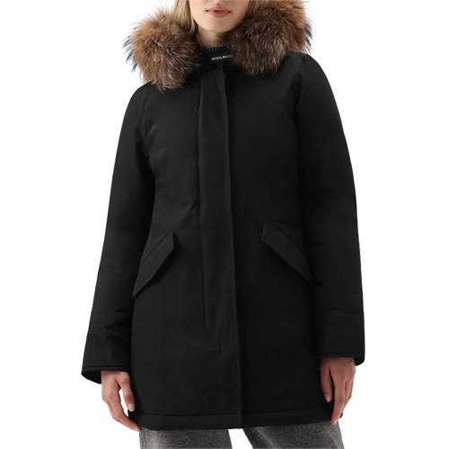 WOOLRICH WOOLRICH Arctic-Raccoon-538 Black in Giacche