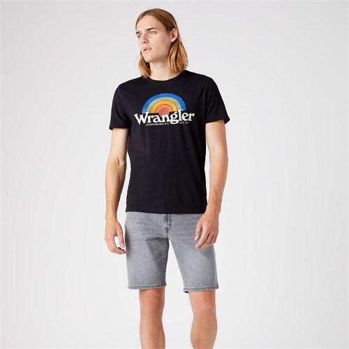 WRANGLER WRANGLER W7J2D3100 Black T-Sh.Mc in T-shirt